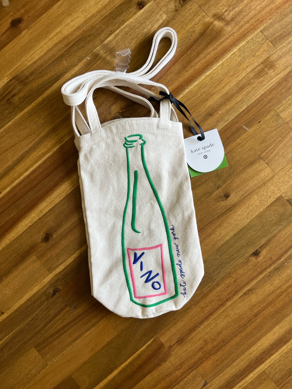 NWT kate spade for Target Canvas Wine Tote
